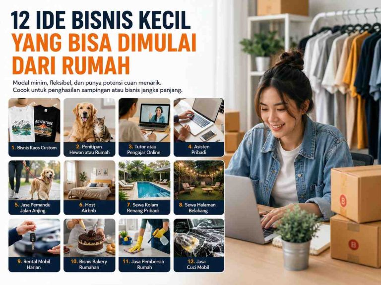 12 Ide Bisnis Kecil yang Bisa Dimulai dari Rumah, Modal Minim dan Potensi Cuan Menarik