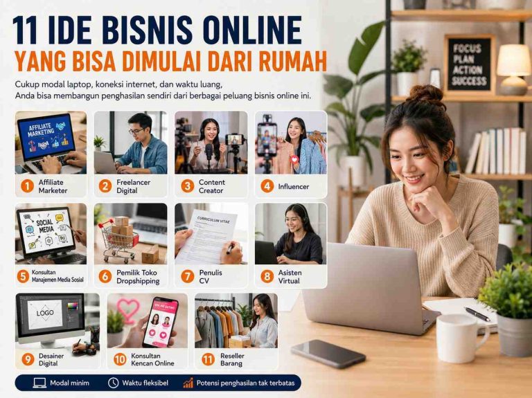 11 Ide Bisnis Online yang Bisa Dimulai dari Rumah, Cukup Modal Laptop dan Internet