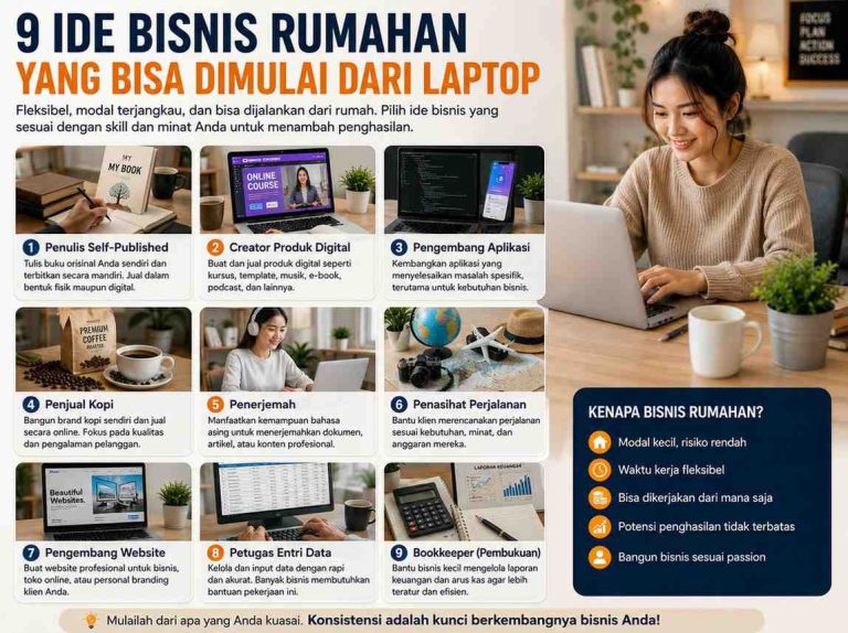 9 Ide Bisnis Rumahan Cocok untuk Cari Penghasilan Tambahan