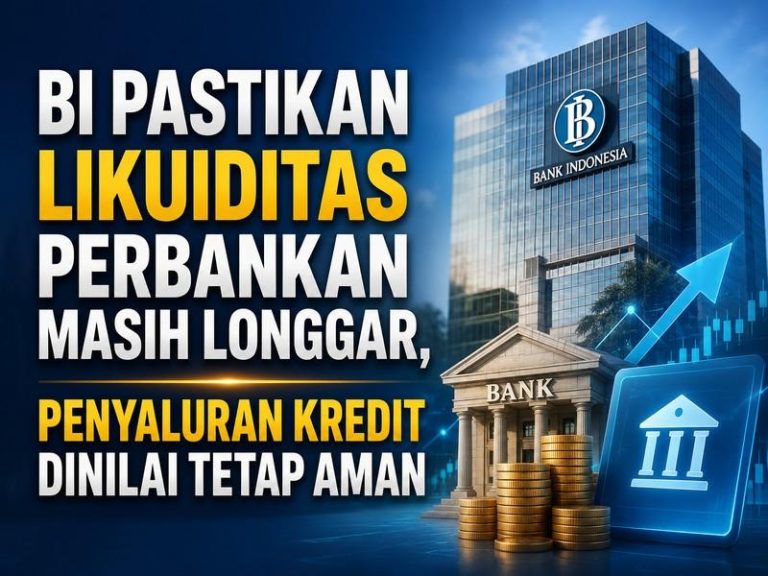 BI Pastikan Likuiditas Perbankan Masih Longgar, Penyaluran Kredit Dinilai Tetap Aman